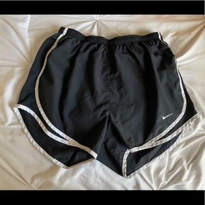 black nike shorts